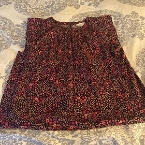 Loft flutter sleeve top